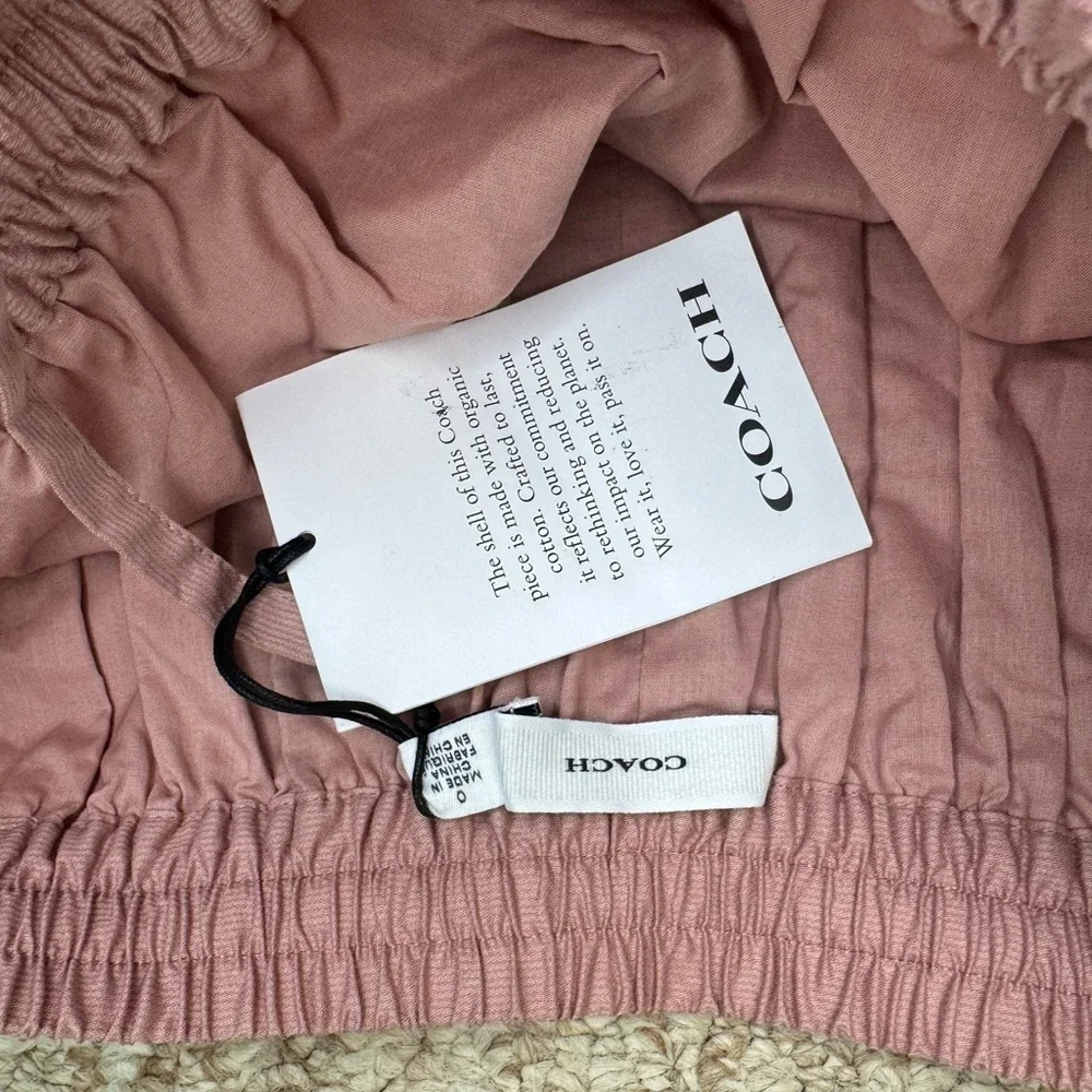 COACH Broderie Anglaise Mini Skirt In Organic Cotton Size 0